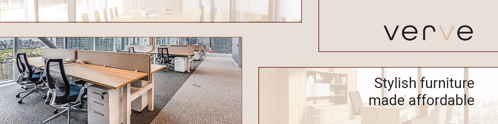 LinkedIn banner — cream panel