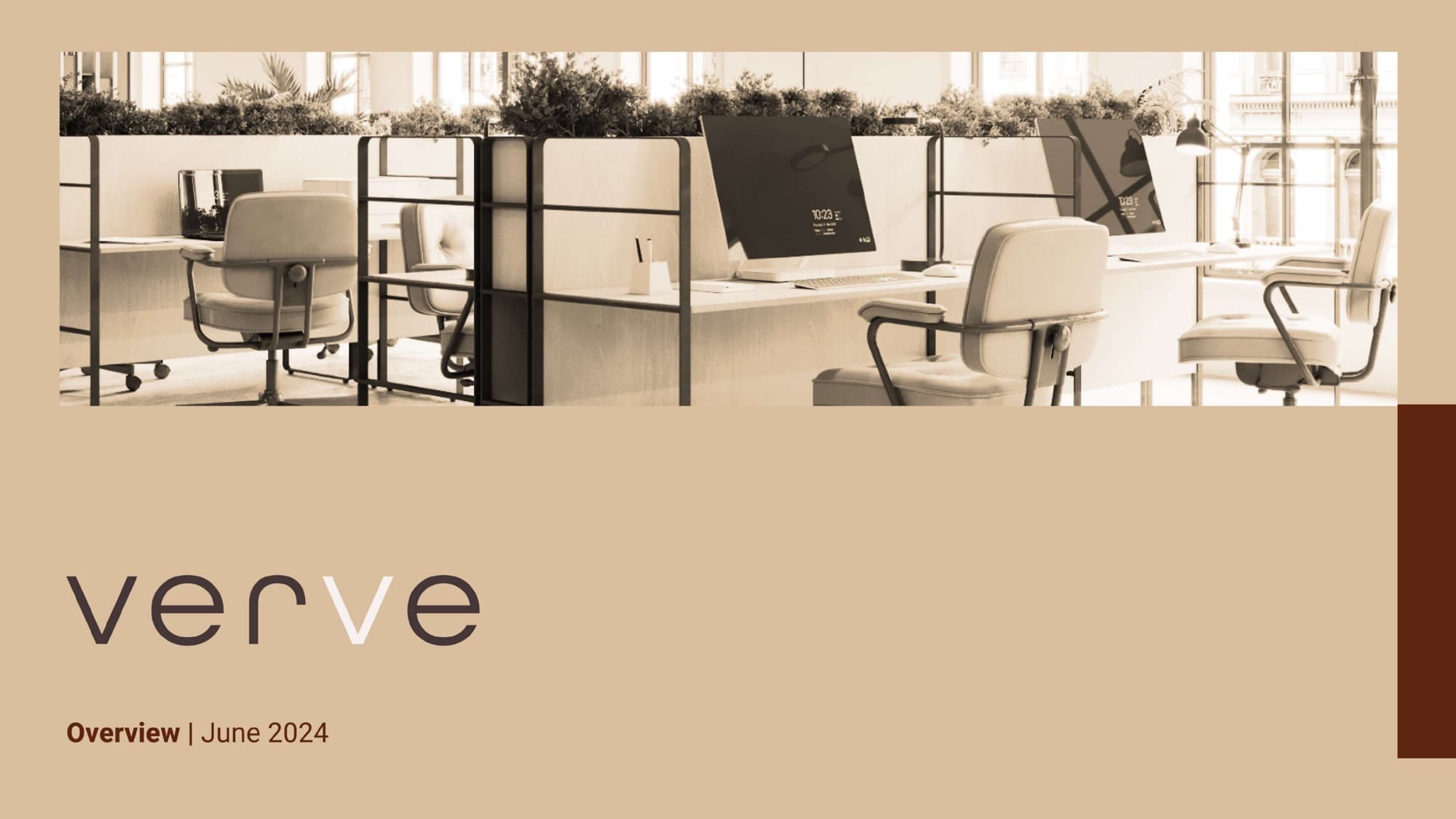 Verve overview deck cover