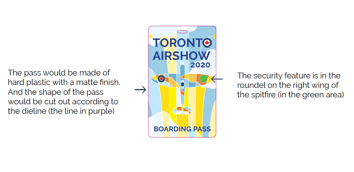 Event website landing page — the QR code on the pass leads here